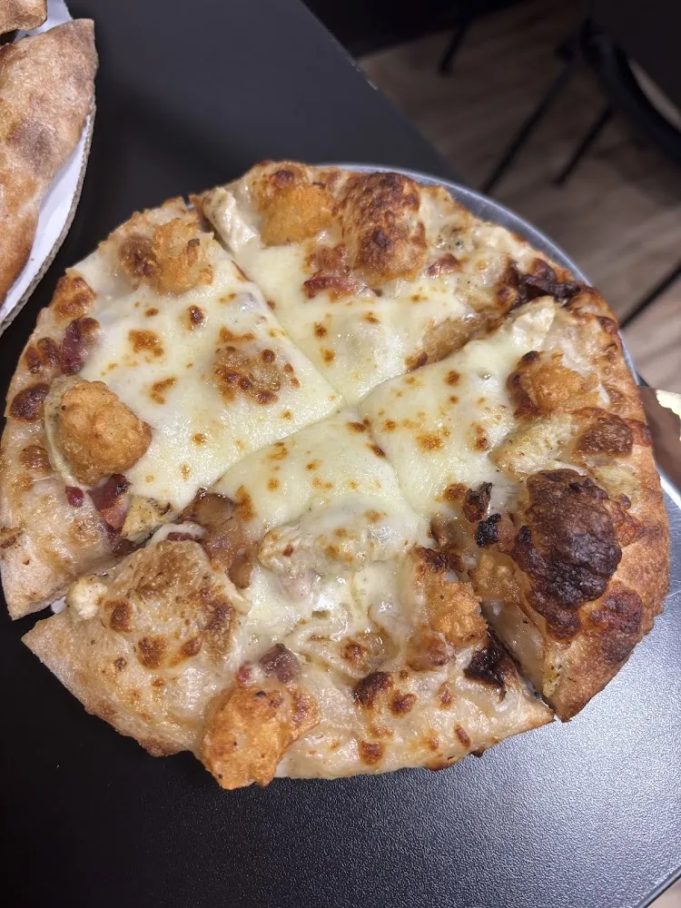 Chicken Bacon Ranch Potato Pizza